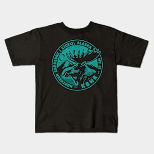 KBHR 57 AM //// Northern Exposure Radio Station Kids T-Shirt